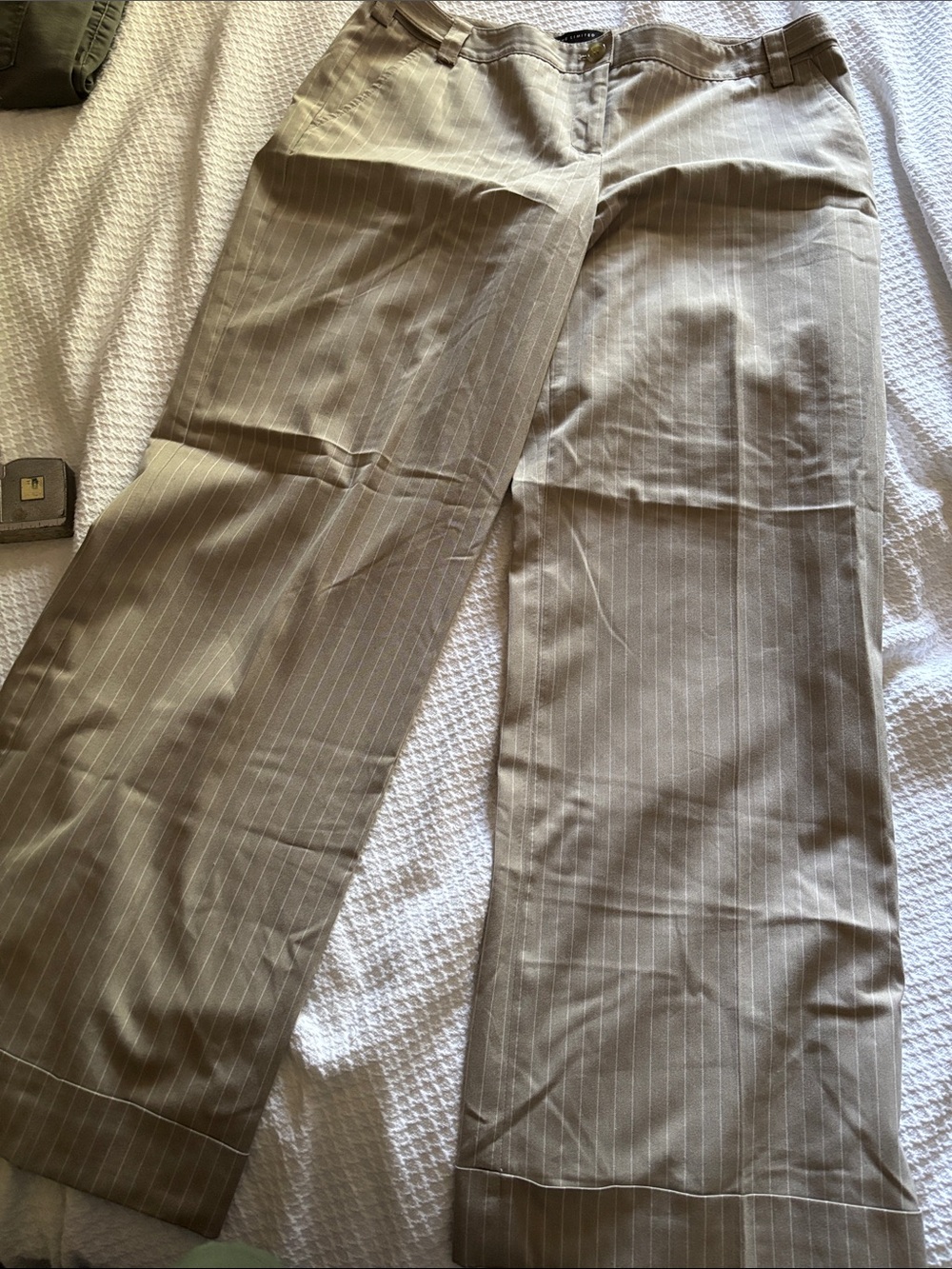 Women’s The Limited tan pinstripe pants